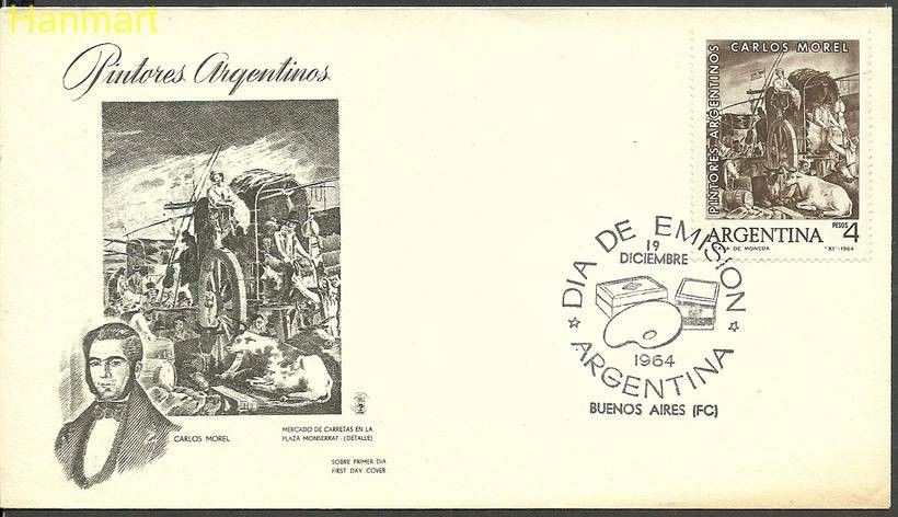 Znaczek Argentyna 1964 Mi 853 FDC