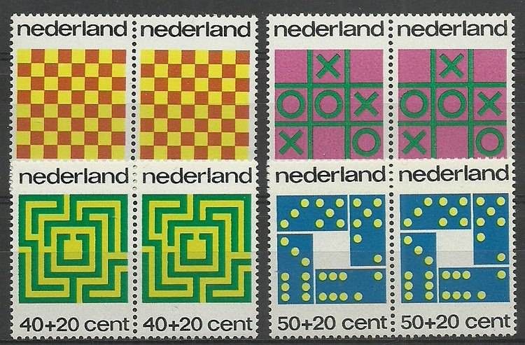 Znaczek Holandia 1973 Mi 1019-1022 Czyste **