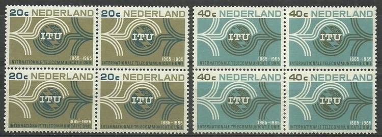 Znaczek Holandia 1965 Mi 840-841 Czyste **