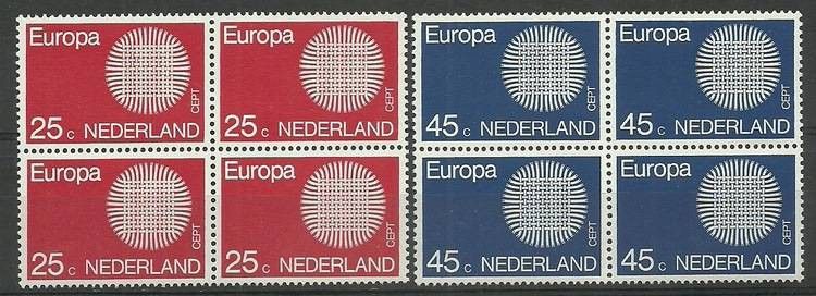 Znaczek Holandia 1970 Mi 942-943 Czyste **