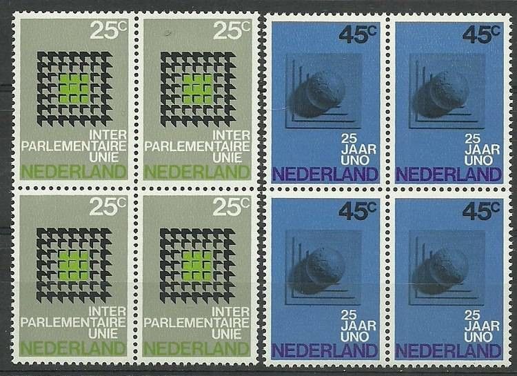 Znaczek Holandia 1970 Mi 946-947 Czyste **
