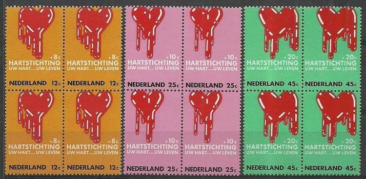Znaczek Holandia 1970 Mi 948-950 Czyste **