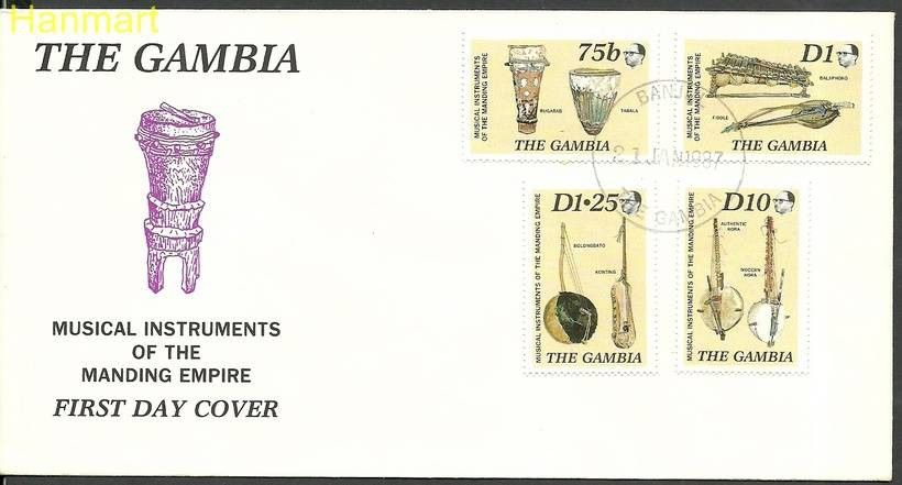 Znaczek Gambia 1987 Mi 663-666 FDC