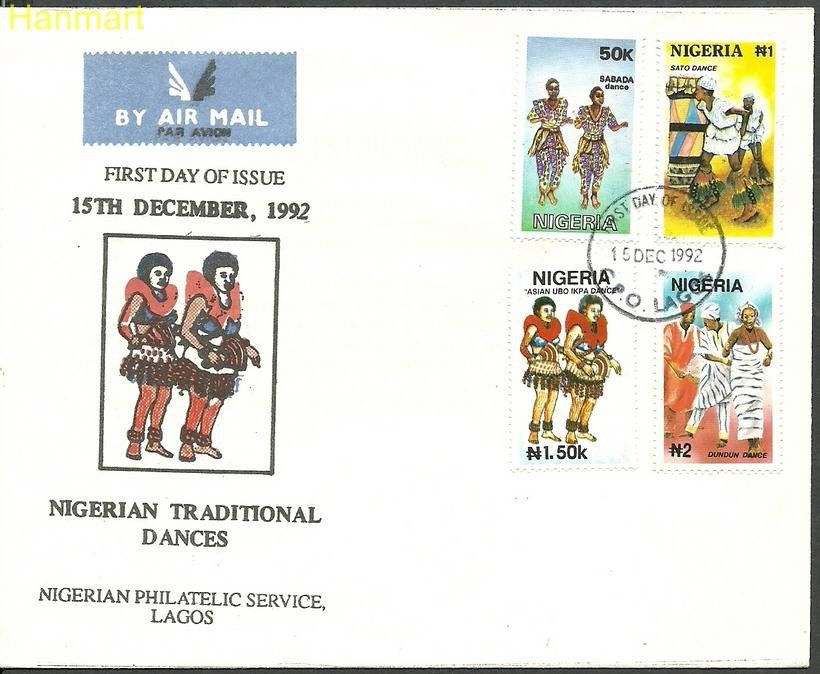 Znaczek Nigeria 1992 Mi 602-605 FDC