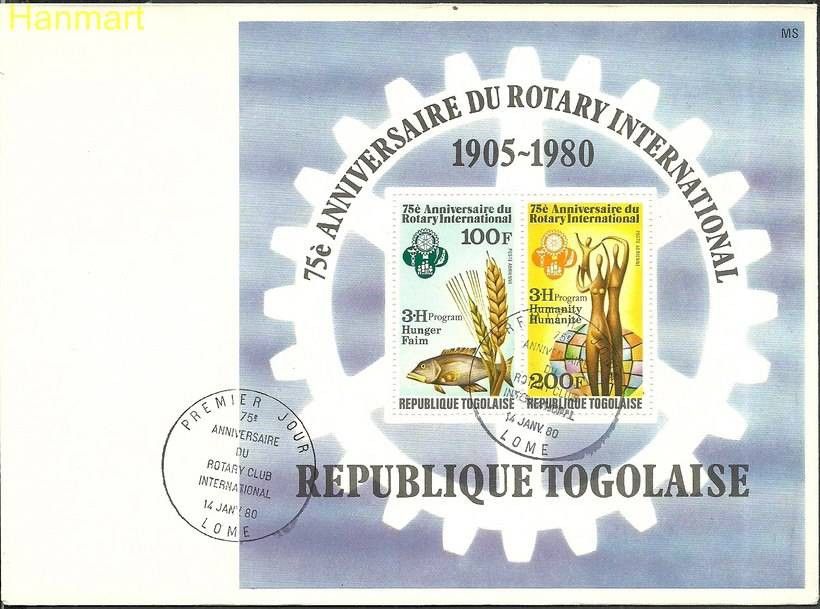 Znaczek Togo 1980 Mi bl150 FDC