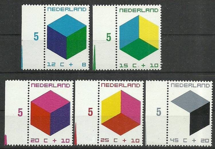 Znaczek Holandia 1970 Mi 951-955 Czyste **