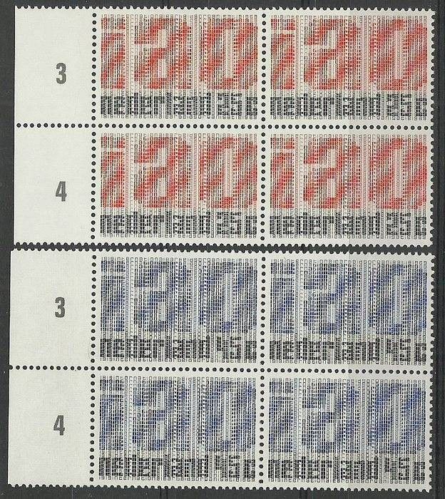 Znaczek Holandia 1969 Mi 912-913 Czyste **