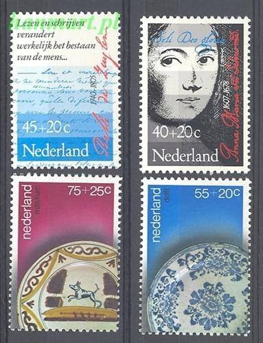 Znaczek Holandia 1978 Mi 1115-1118 Czyste **