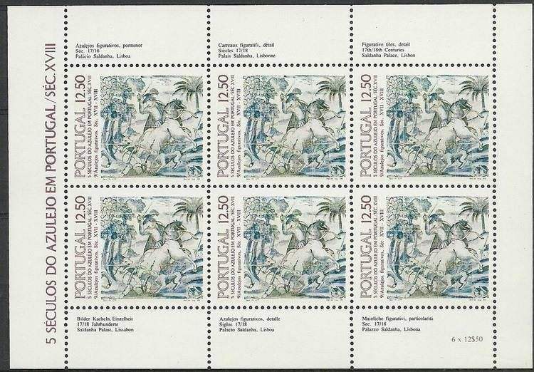 Znaczek Portugalia 1983 Mi ark 1592 Czyste **