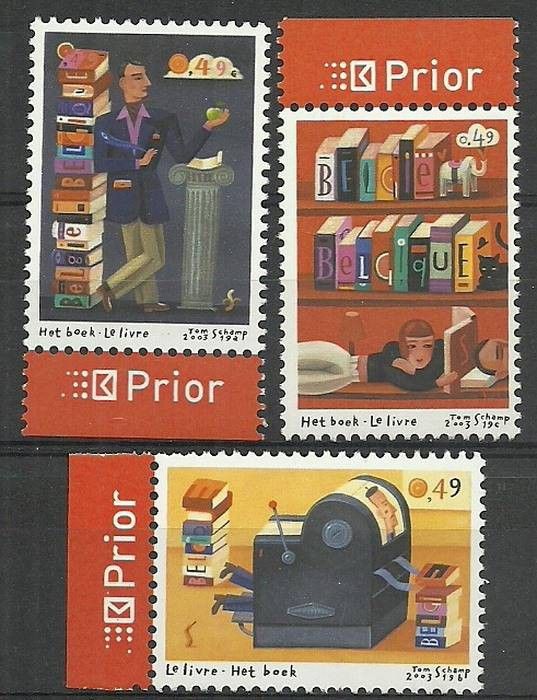 Znaczek Belgia 2003 Mi 3267-3269 Czyste **