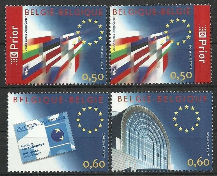 Znaczek Belgia 2004 Mi 3305-3308 Czyste **