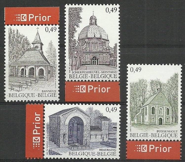 Znaczek Belgia 2004 Mi 3309-3312 Czyste **