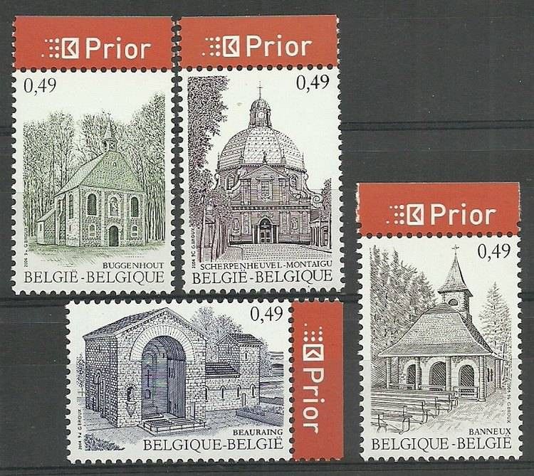 Znaczek Belgia 2004 Mi 3309-3312 Czyste **