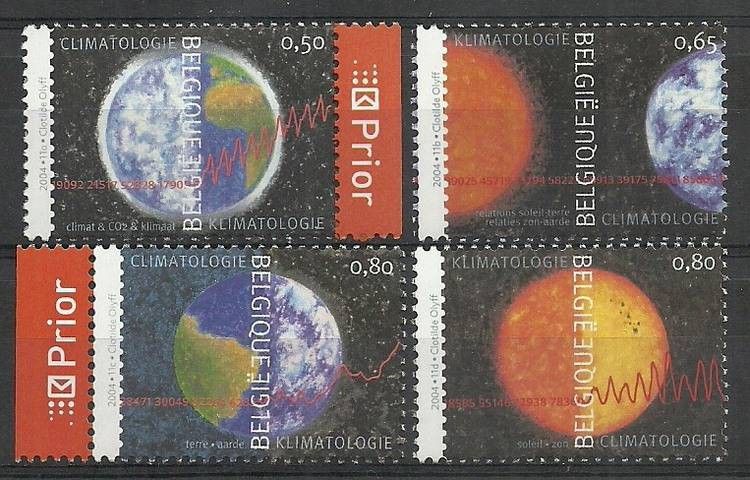 Znaczek Belgia 2004 Mi 3327-3330 Czyste **