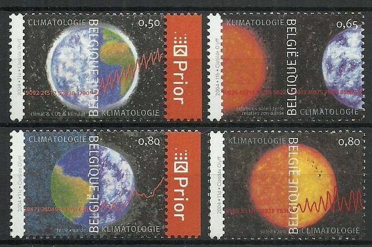Znaczek Belgia 2004 Mi 3327-3330 Czyste **