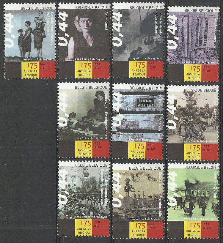 Znaczek Belgia 2005 Mi 3405-3414 Czyste **