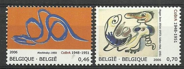Znaczek Belgia 2006 Mi 3613-3614 Czyste **