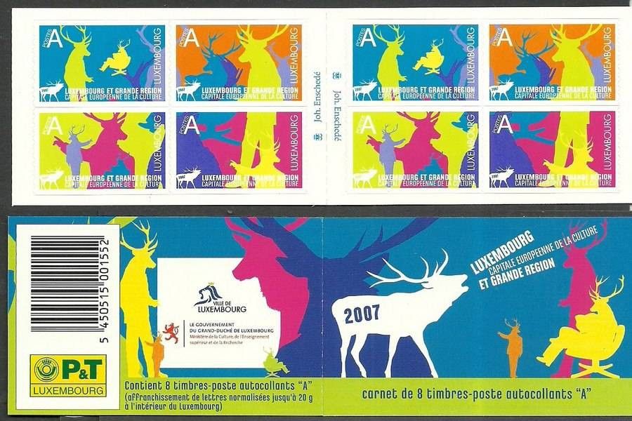 Znaczek Luksemburg 2007 Mi mh 1730-1733 Czyste **
