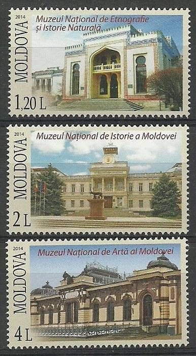 Znaczek Mołdawia 2014 Mi 866-868 Czyste **