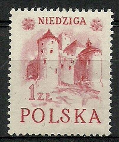 Znaczek Polska 1952 Mi 769I Fi 631I Czyste **