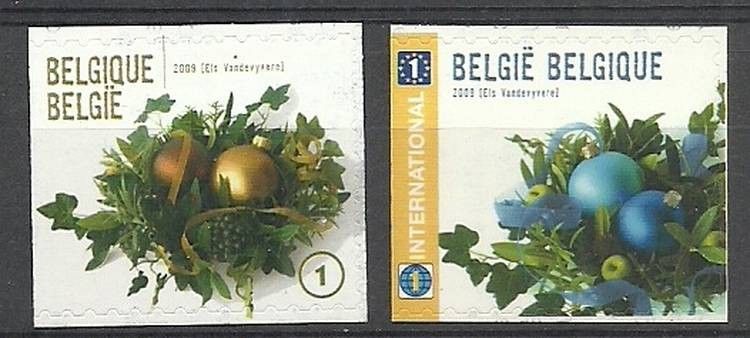 Znaczek Belgia 2009 Mi 4027-4028Dl Czyste **