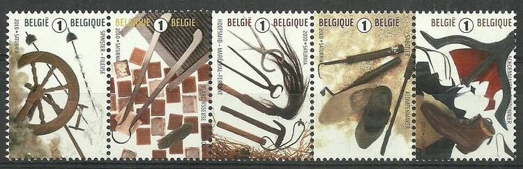 Znaczek Belgia 2010 Mi 4125-4129 Czyste **