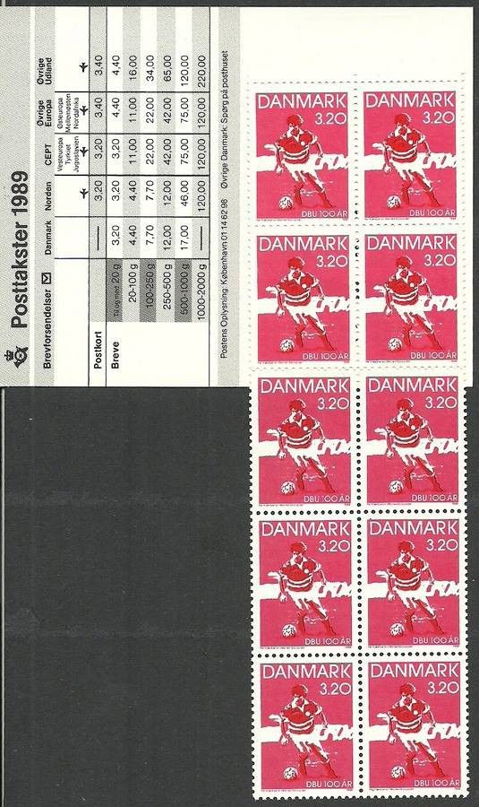 Znaczek Dania 1989 Mi mh 945 Czyste **