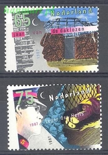 Znaczek Holandia 1987 Mi 1311-1312 Czyste **