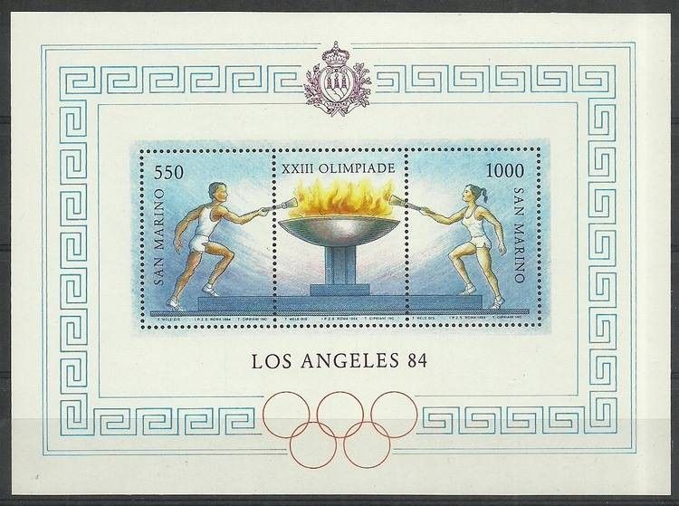 Znaczek San Marino 1984 Mi bl 9 Czyste **