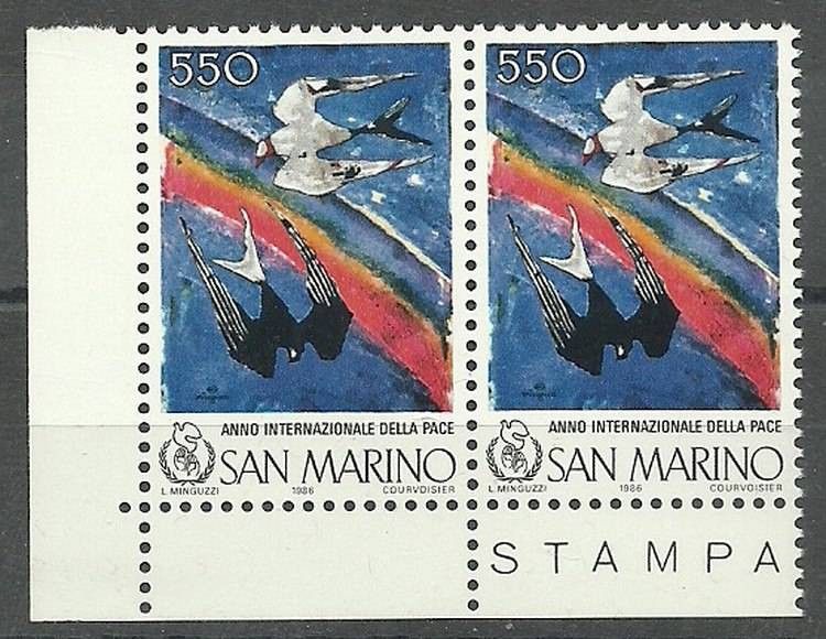 Znaczek San Marino 1986 Mi 1344 Czyste **