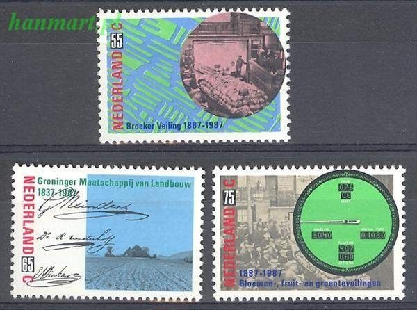 Znaczek Holandia 1987 Mi 1320-1322 Czyste **