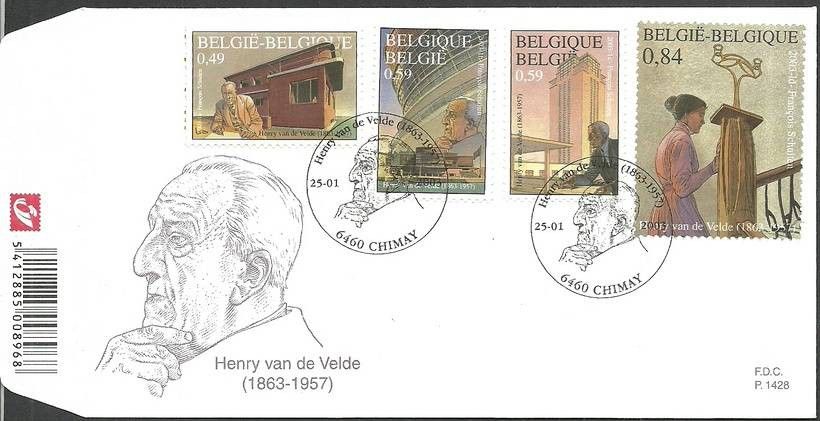 Znaczek Belgia 2003 Mi 3195-3198 FDC
