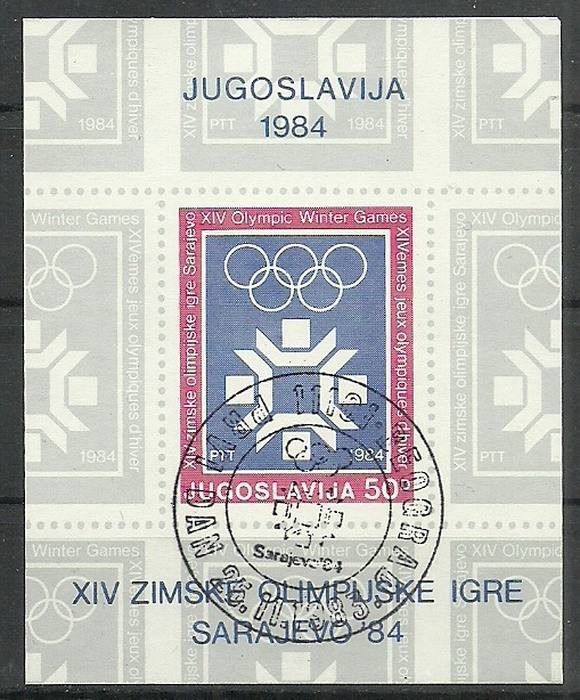 Znaczek Jugosławia 1983 Mi bl 22 Stemplowane