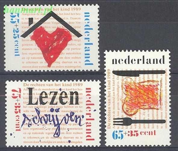 Znaczek Holandia 1989 Mi 1371-1373 Czyste **