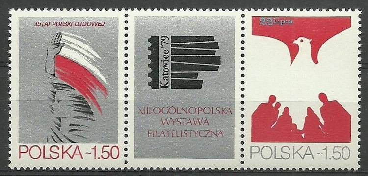 Znaczek Polska 1979 Mi 2640-2641 Fi 2492-2493 Czyste **
