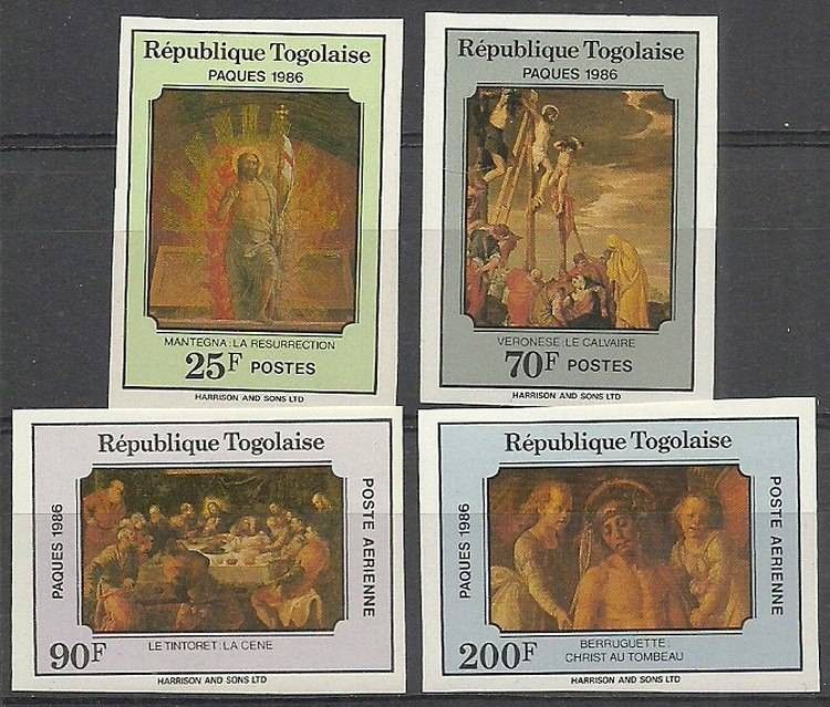 Znaczek Togo 1986 Mi 1939-1942B Czyste **