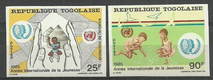 Znaczek Togo 1986 Mi 1970-1971B Czyste **