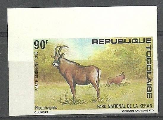 Znaczek Togo 1986 Mi 1987B Czyste **