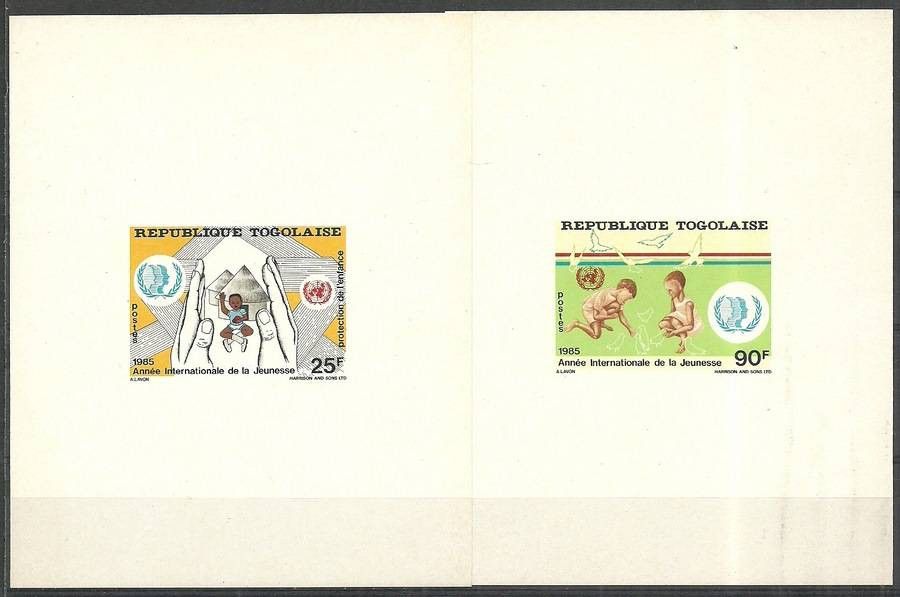 Znaczek Togo 1986 Mi 1970-1971B Czyste **