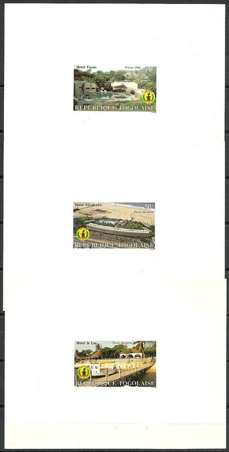Znaczek Togo 1986 Mi 1983-1985B Czyste **