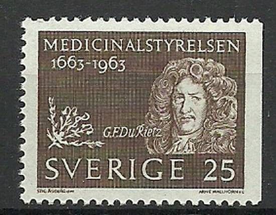 Znaczek Szwecja 1963 Mi 508Dr Czyste **
