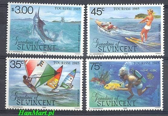 Znaczek Grenadines of St Vincent 1985 Mi 397-400 Czyste **
