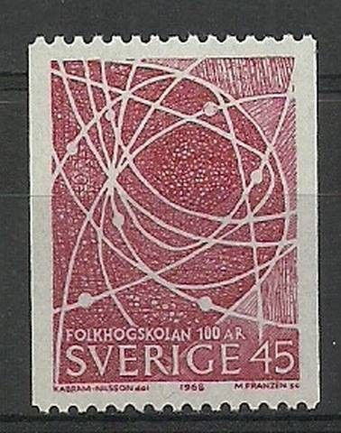 Znaczek Szwecja 1968 Mi 614C Czyste **