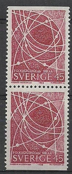Znaczek Szwecja 1968 Mi 614Do,Du Czyste **