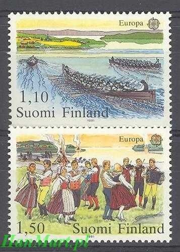 Znaczek Finlandia 1981 Mi 881-882 Czyste **