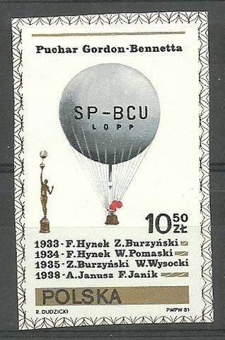 Znaczek Polska 1981 Mi 2735 Fi 2587 Czyste **