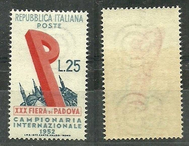 Znaczek Włochy 1952 Mi 865 Czyste **