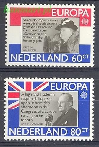 Znaczek Holandia 1980 Mi 1168-1169 Czyste **