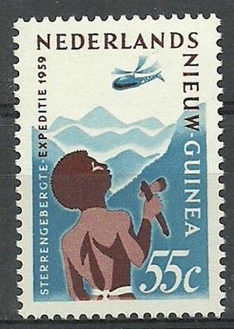 Znaczek Nowa Gwinea Holenderska 1959 Mi 53 Czyste **