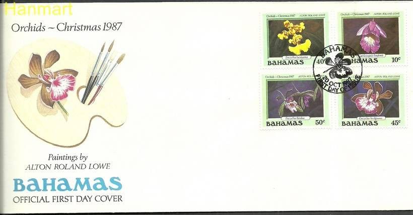 Znaczek Bahamy 1987 Mi 663-666 FDC